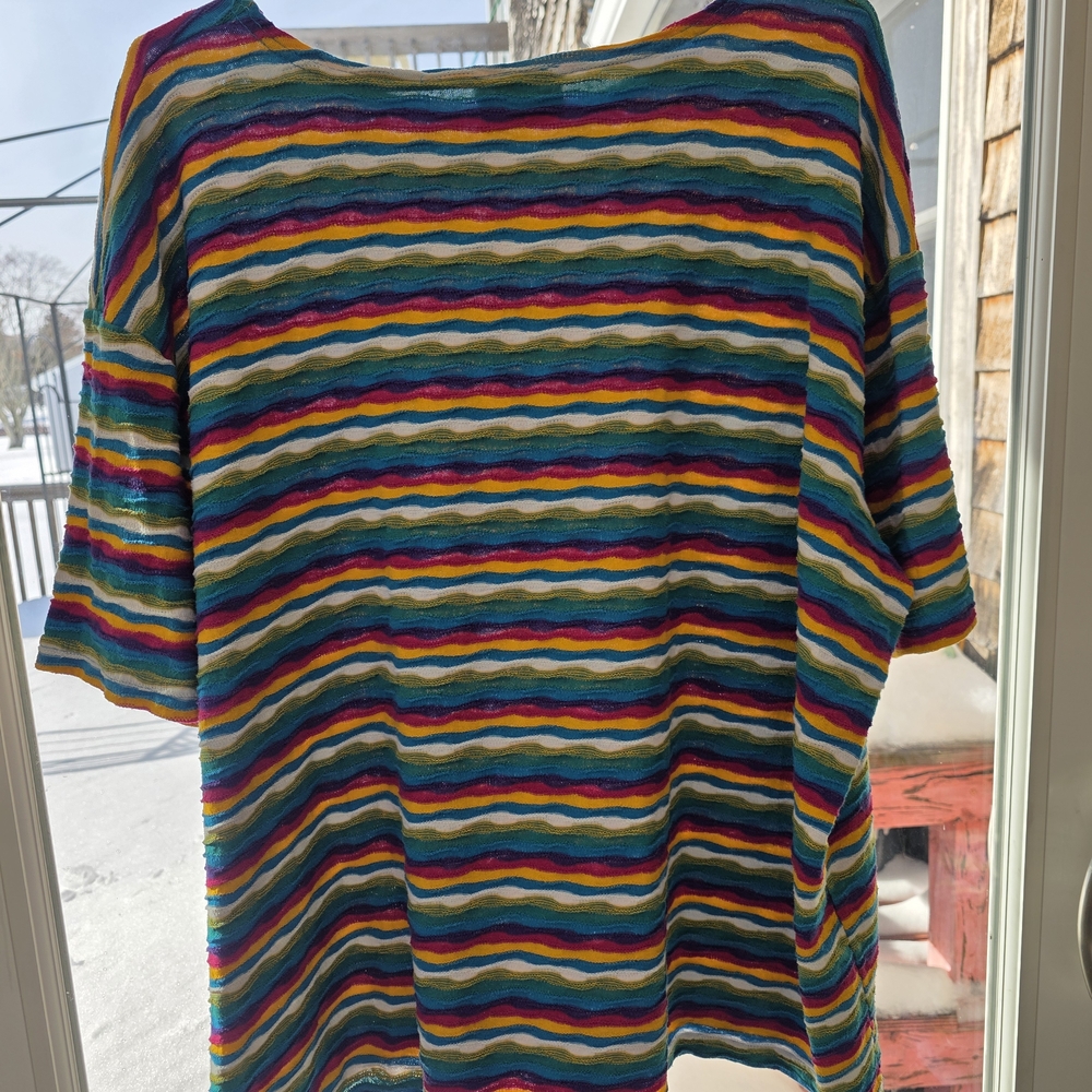 Forelli Multicolor Striped Top - Picture 5 of 5